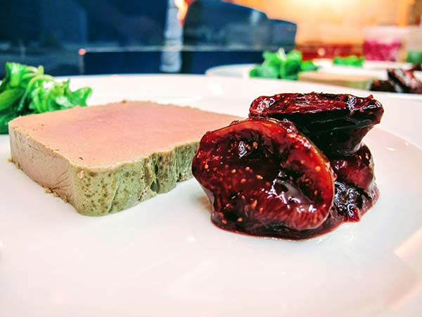 Chicken Liver Parfait with Glazed Fig Compot - Starter from Dine Gozo
